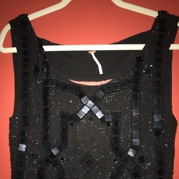 Free People Speak Easy Dress in Black - Picture 3 of 4